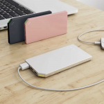 Energijos bankas - Allocacoc PowerBank Slim Aluminum 5000mAh rožinė