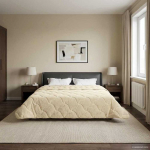 Pilna metų antklodė Tik&scaron;tas Kreminė 220 x 260 cm