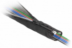 Delock EMV Abschirmgeflechtschlauch mit Rei&szlig;verschluss hitzebest&auml;ndig 1 m x 30 mm juodas