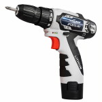 Realprices 12 V belaidis atsuktuvas su LED atsuktuvų rinkiniu, dėkle, 2 x 1,5 Ah akumuliatoriai