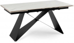 St&oacute;ł VICTOR 160-240 cm Baltas marmur/Juodas
