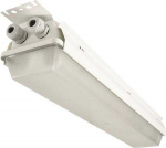 CH Armatur ( Ch Armatur / Lumitech ) &bdquo;Super Marine LEDtro&ldquo; 2x10W/840 EL 600 mm, plieno pagrindas su polikarbonato ekranu, 50/60 Hz, PROFESSIONAL