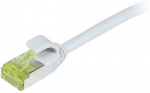 Synergy21 Patchkabel RJ45, CAT6A 500Mhz, 2m, grau, S-STP(S/FTP), slimline rund d=4,5mm, TPE/LSZH(Superflex), AWG28, mit CAT7 Rohkabel,