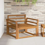 Lauko Vidurinis Sofa Kietos akacijos mediena Natūrali