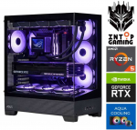 Stacionarus kompiuteris INTOP AQUA Ryzen 5 7500X3D 64GB DDR5 1TB SSD M.2 NVME+4TB RTX5080 16GB no-OS (RW80819NS) (Atnaujinta)