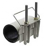 Tvarsčio įvorė 67-74x200mm - AISI316-EPDM. Vienpusis įtempimas, su rankena. AVK