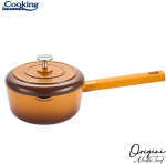 LIEDINĖ ALIUMINIO KEPTUVE SU DANGČIU 18X8,5 CM, 1,8 L, NICOLAI TAND, ORIGINI, COOKING BY HEINNER
