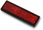 Oem Programuojama LED vardo kortelė 93x30mm - USB tekstinis ekranas - raudona