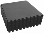 Galvosūkio pratybų kilimėliai 24 pcs Juoda 8,64 ㎡ EVA puta