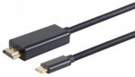 Kabelis Brackton USB Type-C - HDMI 4K60Hz 3m