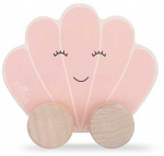 Jollein lavinamasis medinis automobilis "Jūrinė kriauklytė" Shell Rožinė