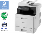 Spausdintuvas Brother DCP-L8410CDW, lazerinis, Spalvotas spausdinimas, 2400 x 600 DPI, A4, Direct spausdinimas, Juodas, Baltas