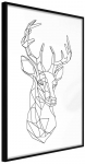 Plakatas - Minimalist Deer