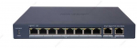 Mar&scaron;rutizatorius 10 prievadų, 8 PoE prievadų komutatorius Hik-vision DS-3E1510P-EI/M