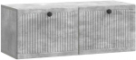 TV staliukas Sieninė TV spintelė Betono pilka 78,5 x 31 x 30 cm