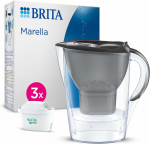 BRITA vandens filtravimo ąsotis Marella 2,4L su 3 Maxtra Pro filtrais, elektrinis indikatorius