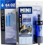Sawyer vandens filtravimo sistema Mini, asmeniniam naudojimui, membrana, 15 cm, SP128 + SP114