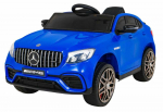 Ramiz Vaiki&scaron;kas elektrinis Mercedes GLC 63S su nuotoliniu valdymu, 2&ndash;4 ratų pavara, 3 greičiai, nuo 3 metų, juodas odinis sėdynė