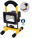 Įkraunamas ne&scaron;iojamas LED prožektorius su stovu SPECTOR LIGHT, 10W,6500K,600lm,naud., laikas 3 val.