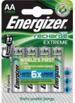Įkraunami elementai ENERGIZER EXTREME, AA HR6, 1.2V 2300mAh Ni-Mh, 4 vnt.