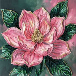 Abris Art Mini karoliukų siuvinėjimo rinkinys &bdquo;Petal Kiss&ldquo; 15x15 cm