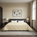 Vasaros antklodė Tik&scaron;tas Kreminė 200 x 240 cm