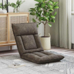 Grindų kėdė Tamsiai pilka 55 x 61 x 70 cm audinys