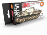 AK Interactive 1945 Panzer spalvos, 3 Gen akrilinių dažų rinkinys