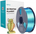 Sunlu PLA+ Silk Tri-Color Filament (red, yellow, and žalias)