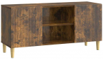 TV staliukas Televizoriaus spintelė Dūminio ąžuolo 102 x 34,5 x 50 cm