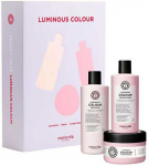 Maria Nila Brightening care gift set for colored hair Luminous Color plaukų priemonė