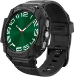 Spigen Rugged Armor Pro i&scaron;maniojo laikrodžio dėklas Samsung Galaxy Watch Ultra (47 mm) | juodas