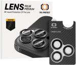 Apsauginis stiklas Tel Protect 3D Lens Aramid Series on camera skirtas Apple iPhone 13 Pro/13 Pro Max (objektyvui 3 vnt)