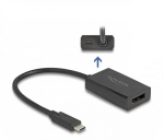 Delock Adapteris DisplayPort Buchse zu USB Type-C&trade; Stecker - (DP Alt Mode) 4K mit PD 85 W