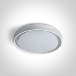 30W LED plafonas, baltas, 3000K, 67384/W/W