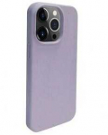 Dėklas iLike Apple iPhone 14 Pro Max Silicone plastikas case Eco Print Design Flower Violetinė