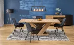 BRANDON extension table, wotan oak / juodas