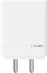 Oppo SuperVOOC USB-C 100W kelioninis įkroviklis + USB-C duomenų kabelis, baltas