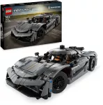 Klocki &bdquo;Technic 42173&ldquo; pilkas hiperautomobilis &bdquo;Koenigsegg Jesko Absolute&ldquo;