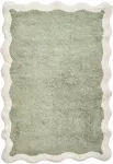 Beliani Vonios kilimėlis NANGAL žalias 60 x 90 cm medvilninis