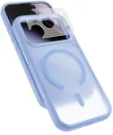 Epico HeroMatte Pro Mag+ dėklas iPhone 17 Pro Max/18 Pro Max, suderinamas su Qi2 ir MagSafe &ndash; &scaron;viesiai mėlyna