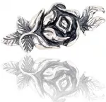 Diamond Sky Jewelry Sidabrinė sagė &bdquo;Rosalind&ldquo;