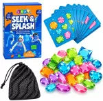 Lean Toys Underwater Gem Hunt Game with Atsparus vandeniui Task Cards