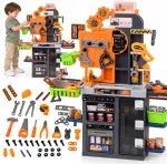 Jokomisiada Children's workshop Table with tools DIY KIT 92 pieces ZA6581