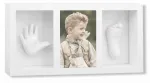 Vanilla Copenhagen - Hand & Footprint 3D Frame - Baltas - 44 X 21 X 5 cm