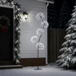S formos LED kalėdinė eglutė Juoda 20 x 20 x 175 cm Plienas