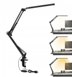 Ledea Bedee Led stalinė lempa su 3 &scaron;viesos spalvomis, 10 ry&scaron;kumo lygių, su spaustuku, Usb 5v2a