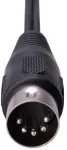 5 Din į 3.5 mm Aux Trs moteri&scaron;kas garso kabelis, 2m