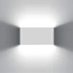 Kawell 12 W moderni sieninė lempa Led sieninis &scaron;viestuvas auk&scaron;tyn žemyn aliuminio sieninis ap&scaron;vietimas vandeniui atsparus Ip65 vidaus lauko miegamojo vonios kambario svetainės prie&scaron;kambario laiptų koridoriaus baltas 6000 K