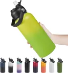 Hawthyhome nerūdijančio plieno gertuvė, 1000 ml, vandens butelis su &scaron;iaudeliu, 946 ml termosas, nepralaidus, be Bpa, vakuuminė dviguba sienelė, skirta sportui, kelionėms, stovyklavimui, žygiams, dviračių sportui